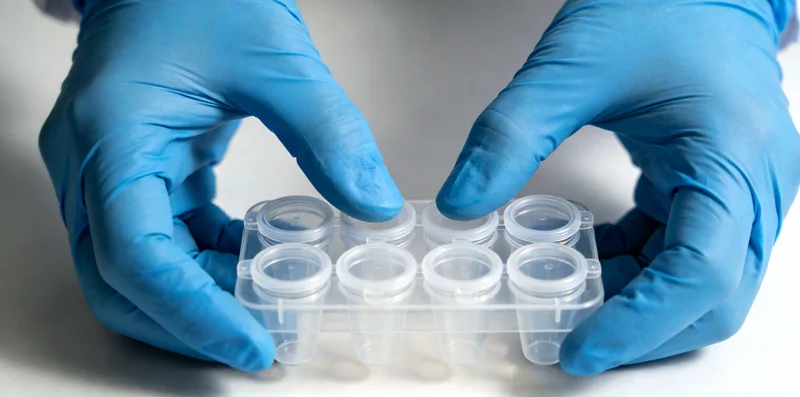 一家三口在干净整洁的厨房，强调