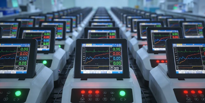 实验室内技术人员正在操作精密的