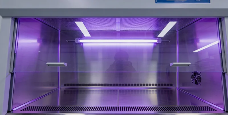 象征精准医疗的科技概念图，如D