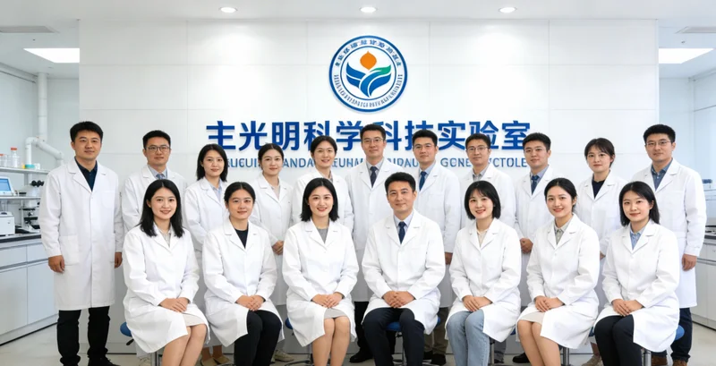 实验室技术人员正在进行基因检测