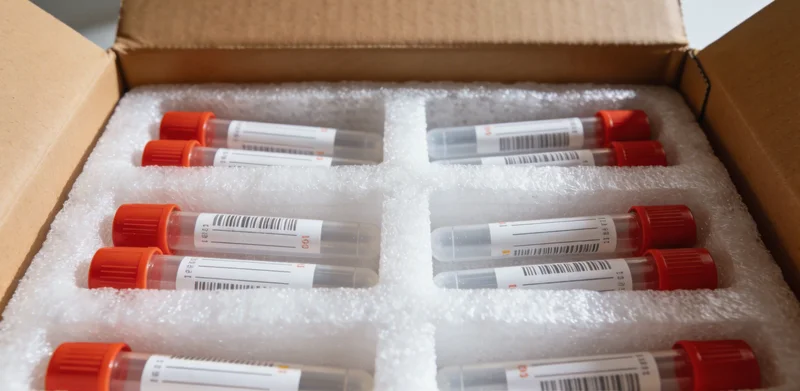 医护人员进行鼻咽拭子采样