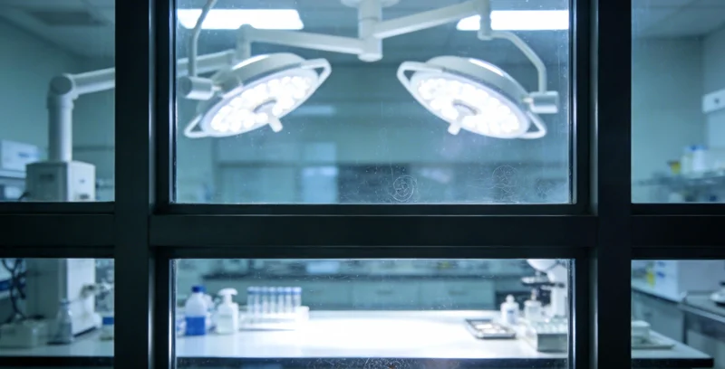 分子诊断实验室中技术人员操作P