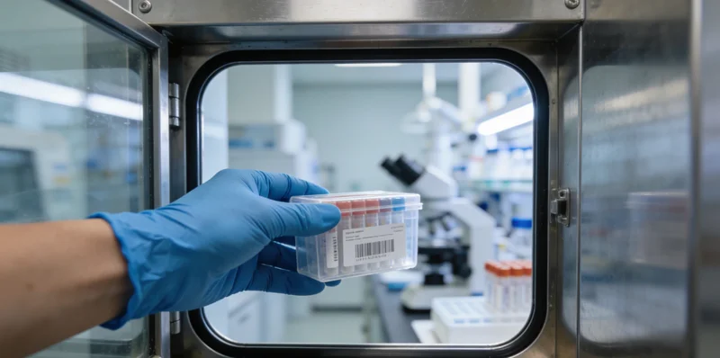 手机上显示的清晰易懂的病原体基