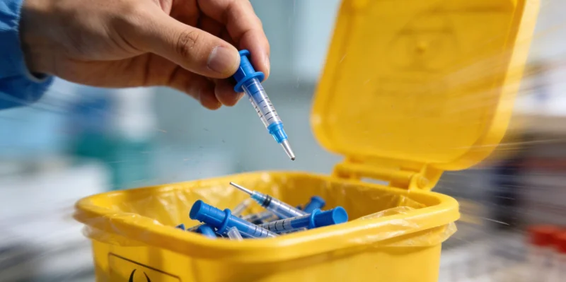 实验室内技术人员正在进行PCR