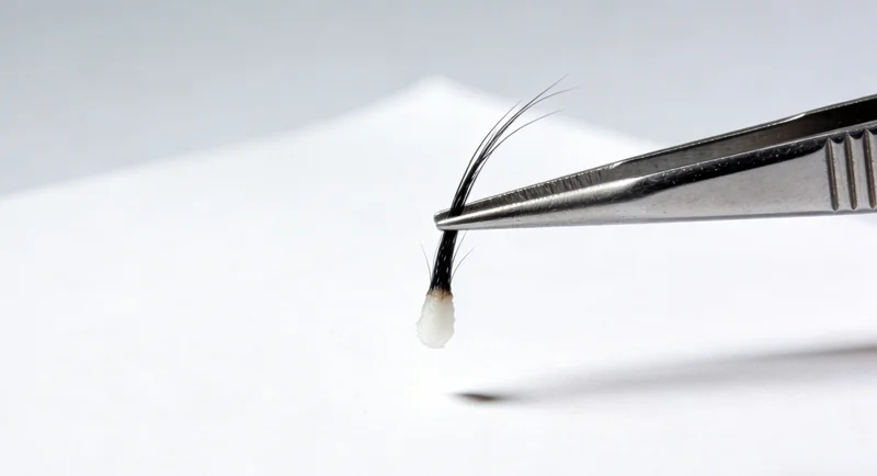 一位女性在田间劳作的背影，以及