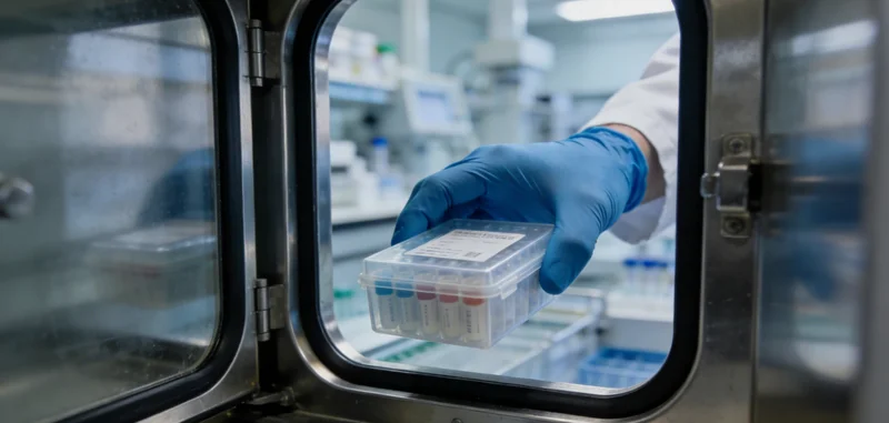 医生正在向患者家属讲解胃肠道间质瘤基因检测报告