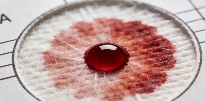 检验科技术人员正在无菌操作台前