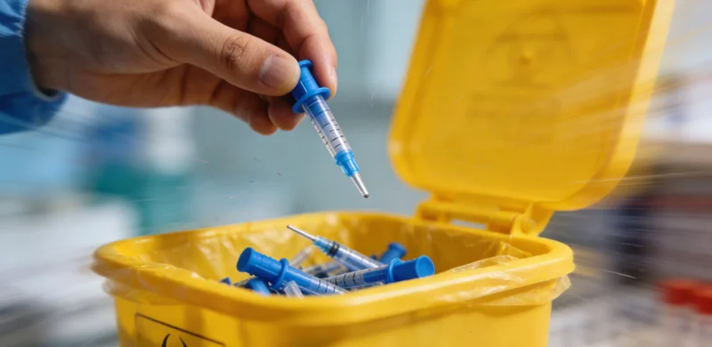 基因检测采样过程实拍