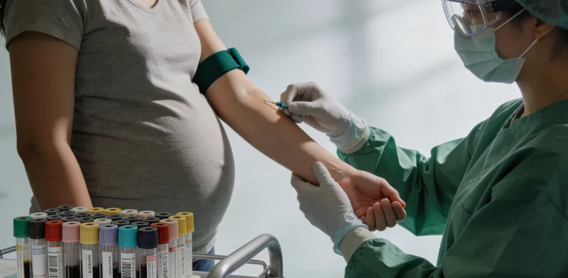 医生正在为患者进行鼻咽内窥镜检