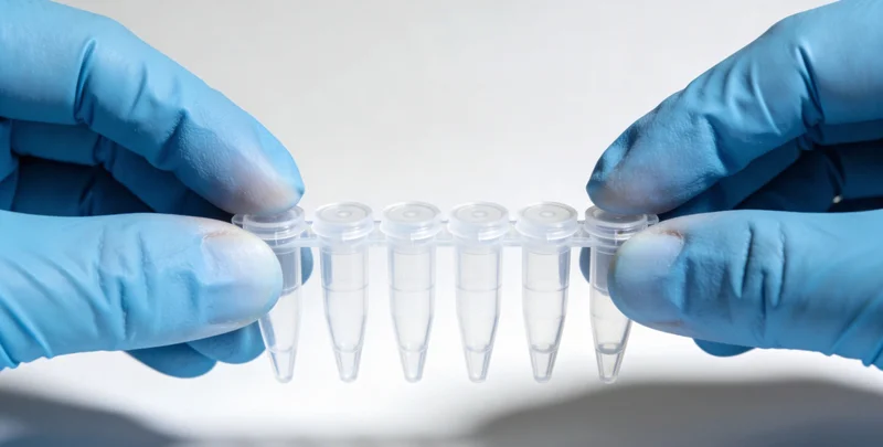 医生正在为患者讲解胃癌基因检测报告