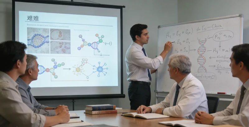 一位中老年女性林业工作者在树林