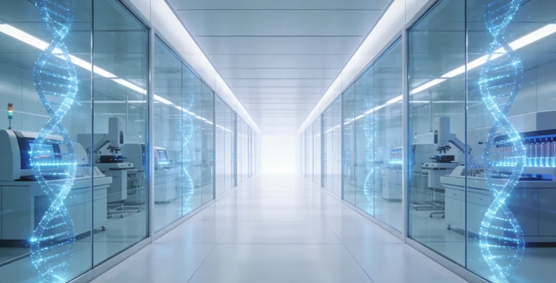 遗传咨询师正在为咨询者详细解读