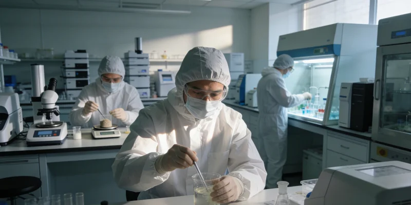 现代化医学实验室内部检测仪器工