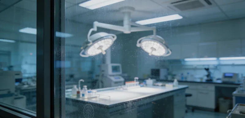 实验室技术人员正在进行样本前处