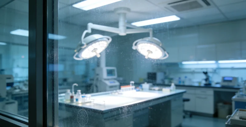 万核基因本地实验室内，技术人员