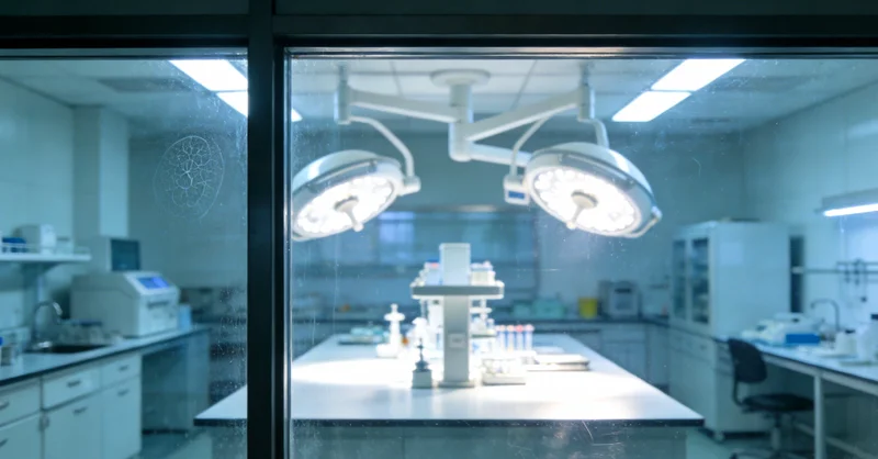 实验室技术人员正在进行基因检测