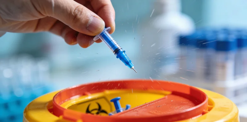 一位老年患者在家人陪同下康复出