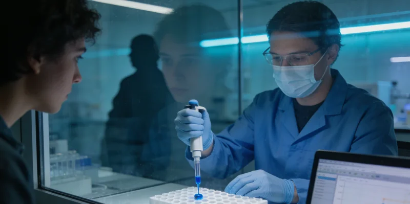 展示肺癌基因检测从采样到报告的全过程