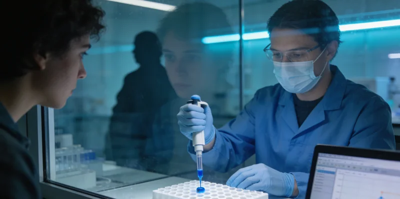 医护人员进行规范采样及实验室精