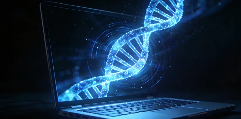 专业人士在湛江的检测服务中心为客户解读基因检测报告