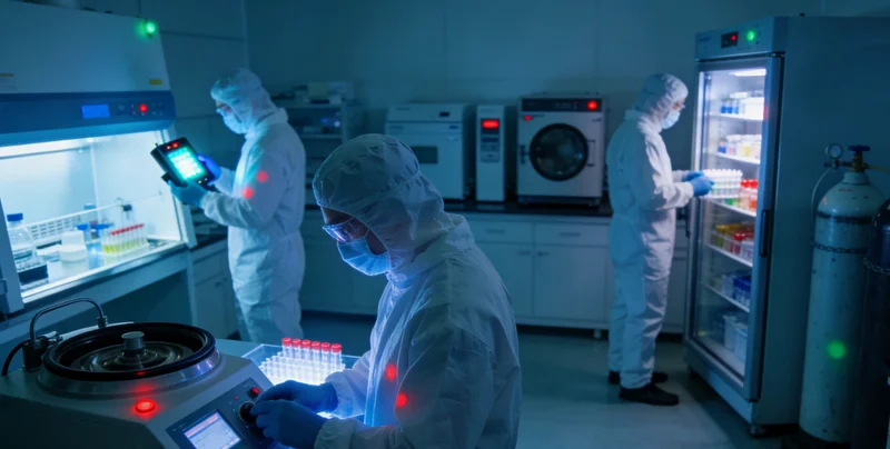 专业的基因检测实验室环境