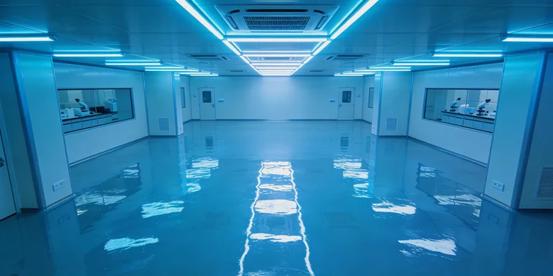 现代化实验室内，检测人员正在操