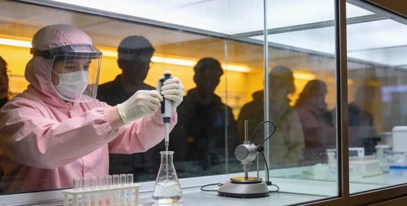 女性在医疗机构咨询基因检测服务