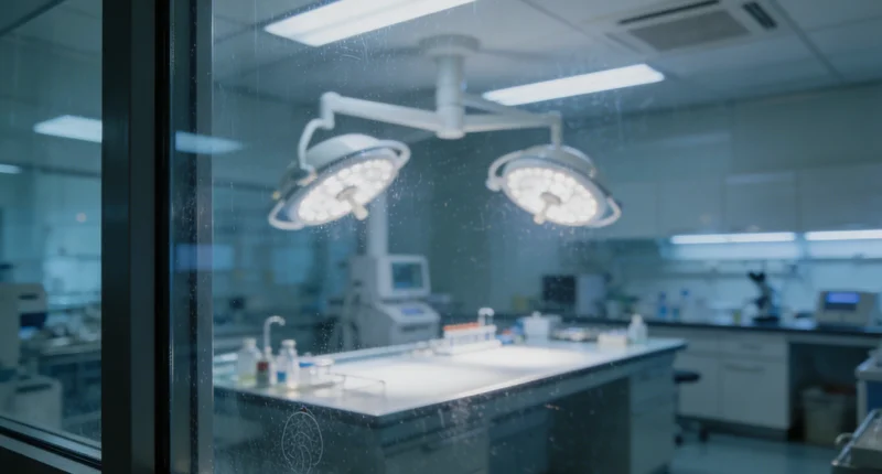 传统培养皿与现代化基因测序仪器