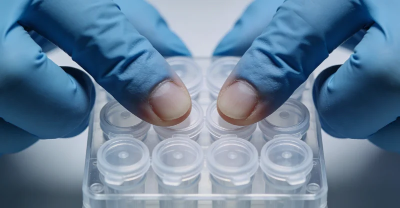 孝感本地某基因检测服务中心内，工作人员正在为客户进行详细讲解，环境整洁明亮