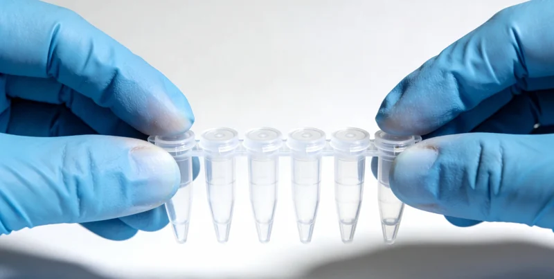 医生正在为患者解读基因检测报告