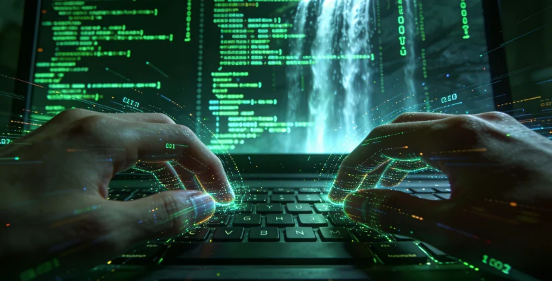 淋巴瘤细胞与基因图谱，象征精准诊断