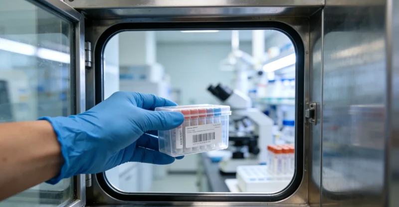 专业人员在乌海检测点为客户解读基因报告