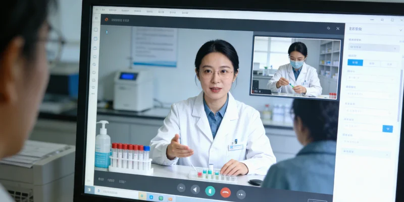 场景图:规范的关节液采样操作示