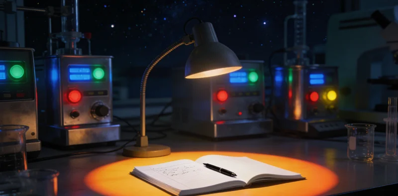 实验室内高科技仪器正在进行DN