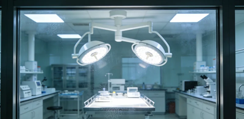 专业的基因检测实验室场景