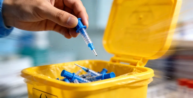 基因检测实验室工作场景