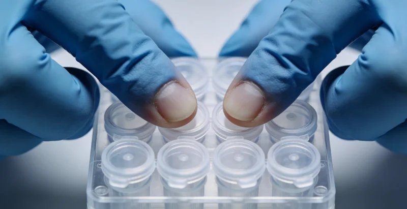 一位年轻人在诊室内与医生沟通备