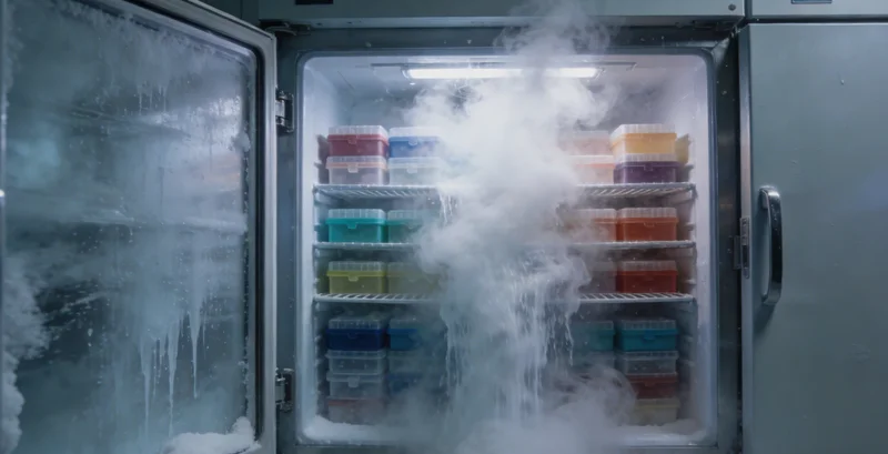 医生在诊室向咨询者讲解支气管镜