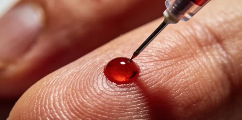 医生为患者解读检测报告的温馨场