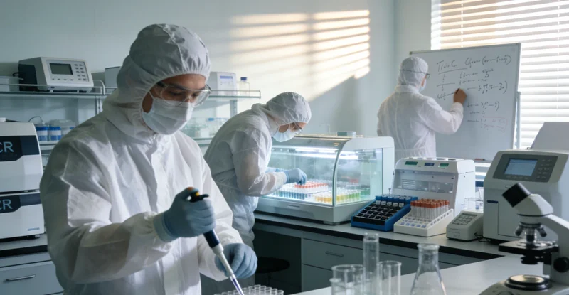 普通检查与基因检测视角对比示意