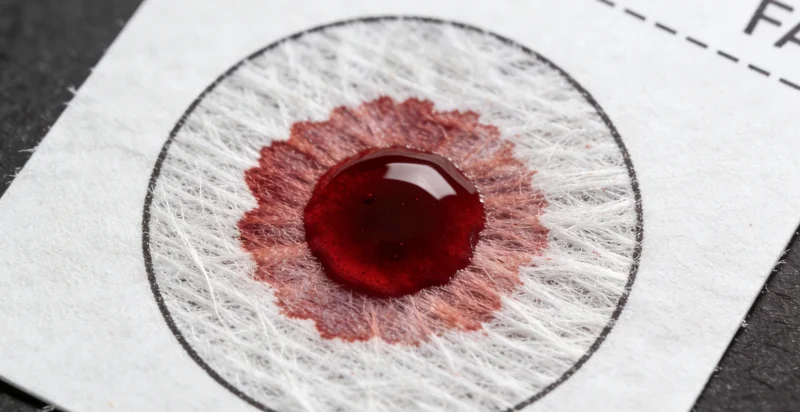 专业人员进行基因检测样本采集操