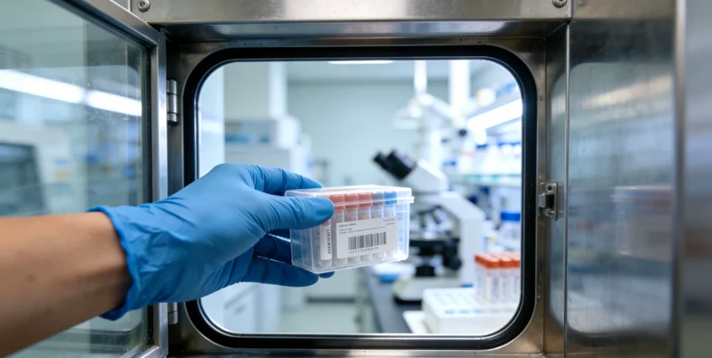 先进的基因检测实验室操作场景