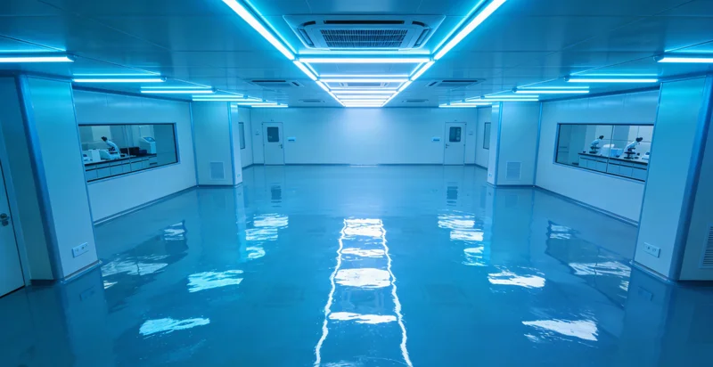 实验室内技术人员操作精密检测仪