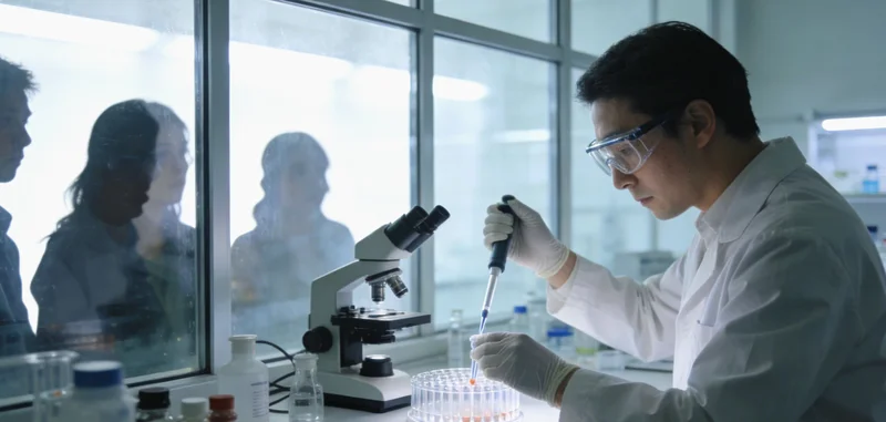 专业医生正在为咨询者讲解膀胱癌基因检测报告