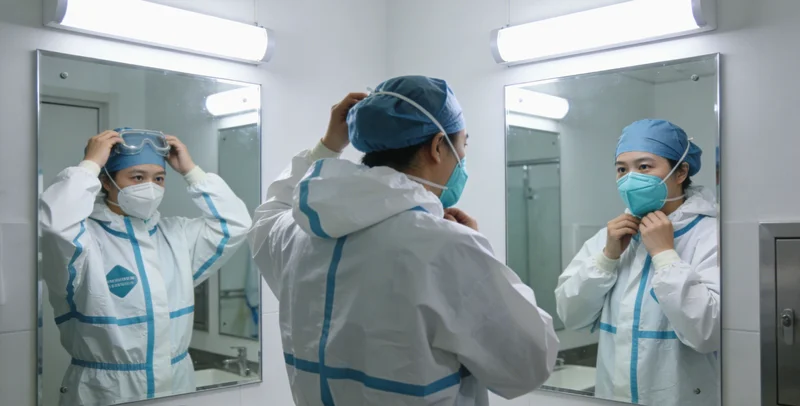 宜宾城市背景下的女性健康咨询示意