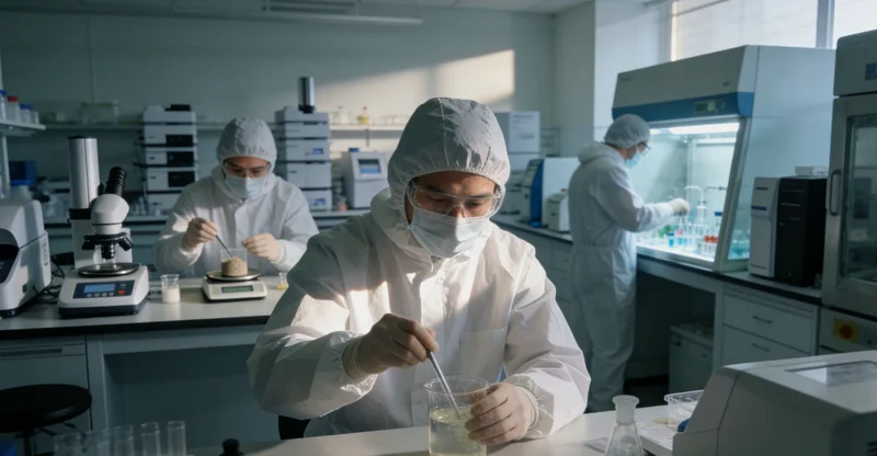 专业遗传咨询师在向客户解读基因检测报告