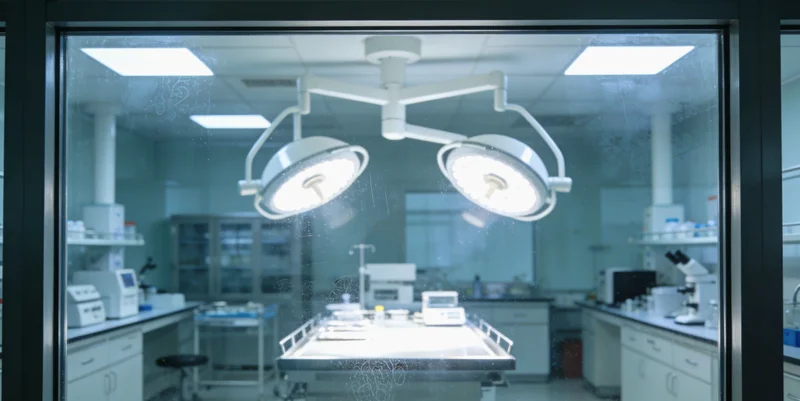 万核基因广州实验室外景或标识，