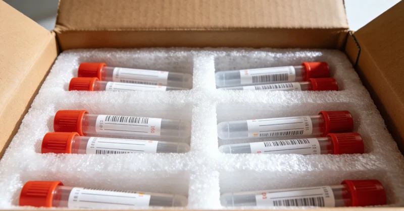 HPV病毒不同类型示意图，展示