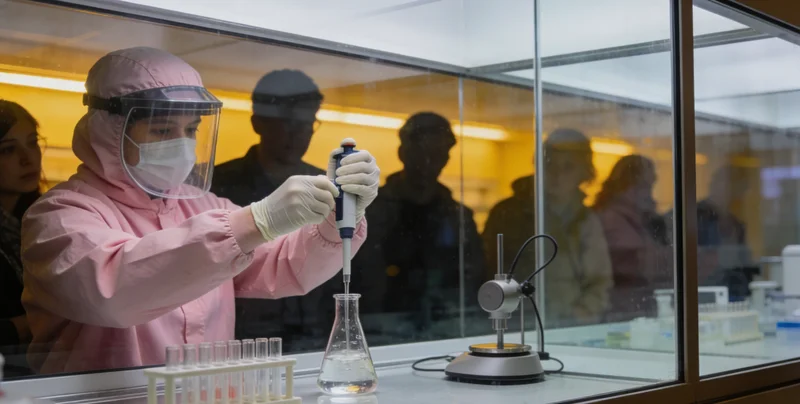 现代化基因检测实验室内部环境