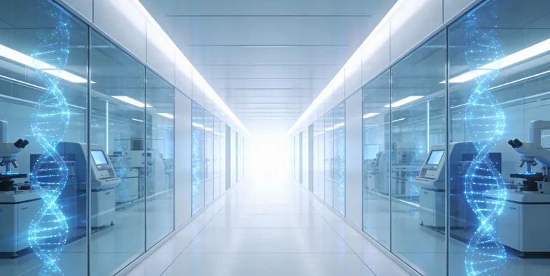 医护人员正在采集血液样本并放入